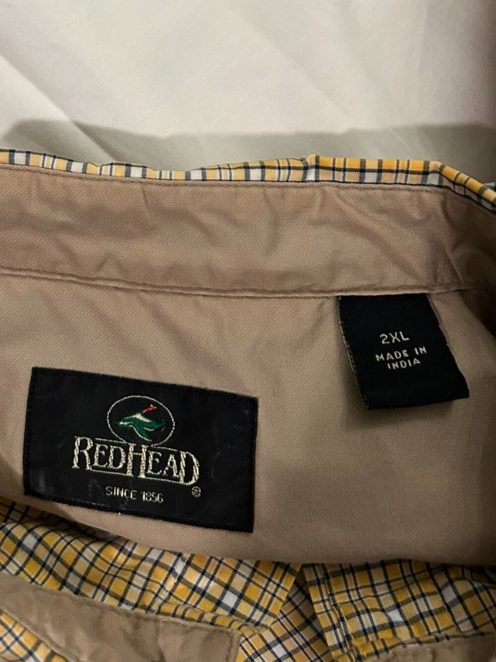 Red Head Men's Short Sleeve 100% cotton shirt